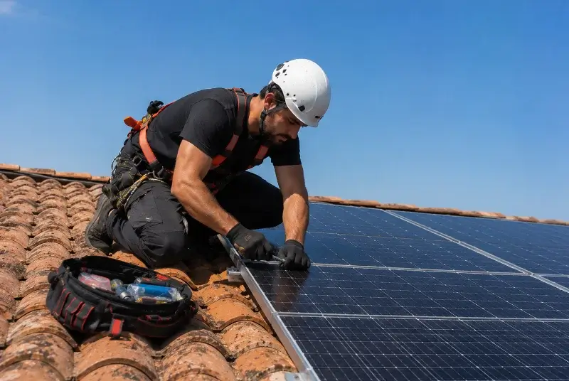 Maintenance et monitoring de panneaux solaires à Gradignan
